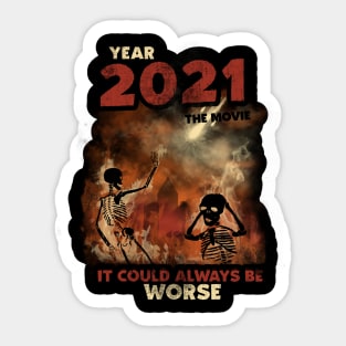 Year 2021 Sticker